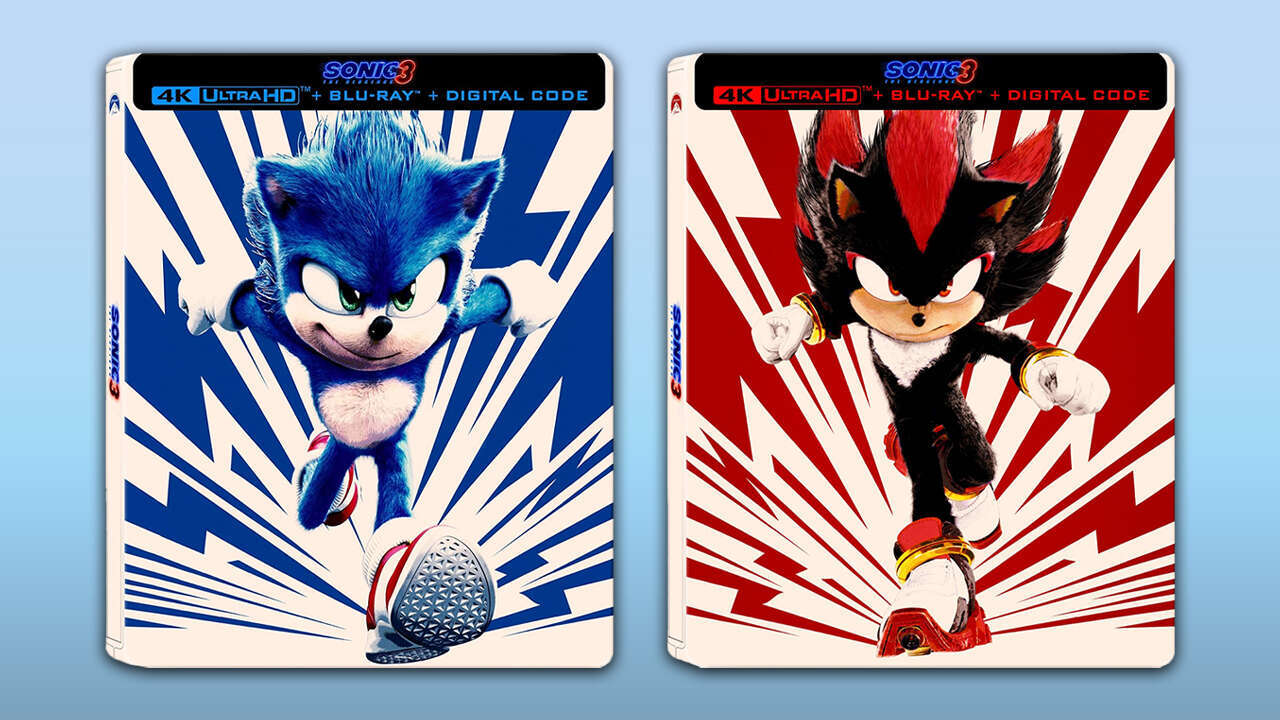 Sonic the Hedgehog 3 Limited Edition Steelbooks